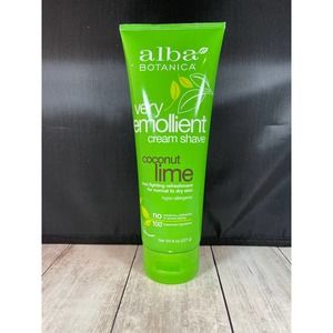 Alba‎ Botanica Very Emollient Cream Shave in Coconut Lime 8 oz.